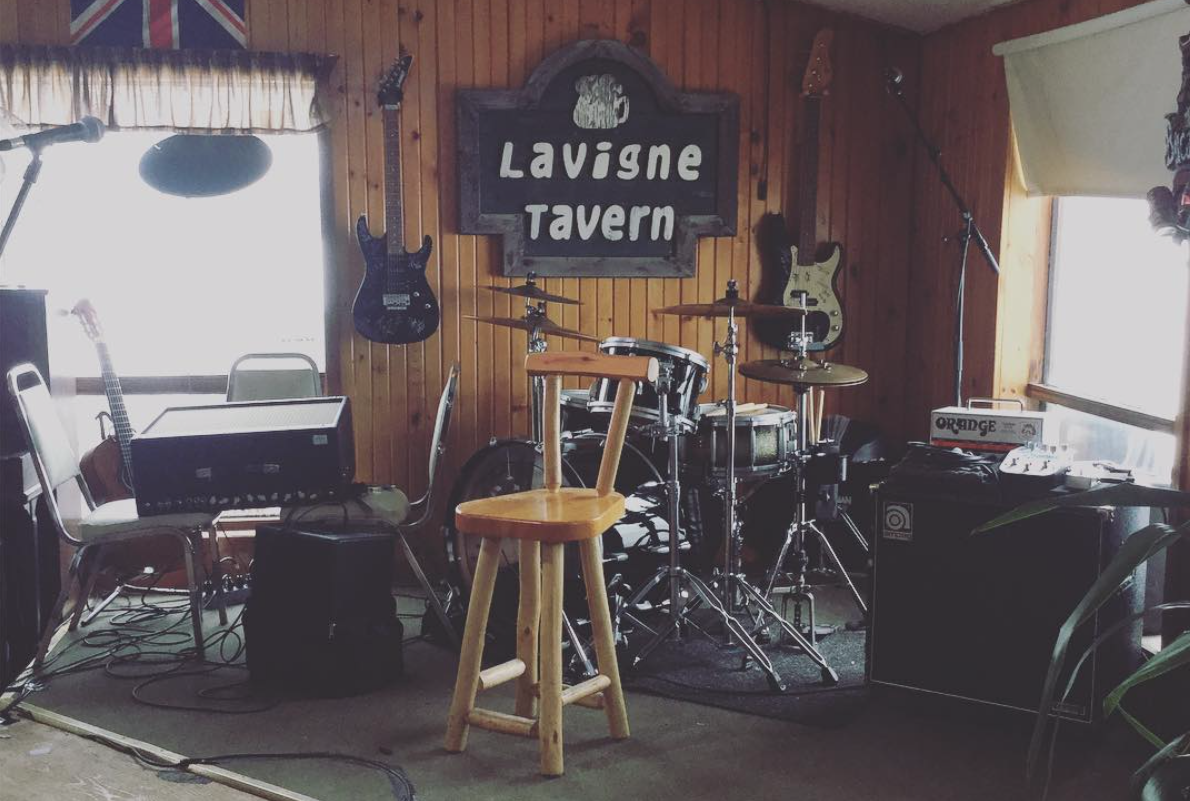 Lavigne Tavern Interior band stage